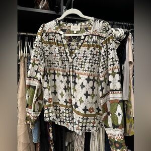 Cleobella print blouse large